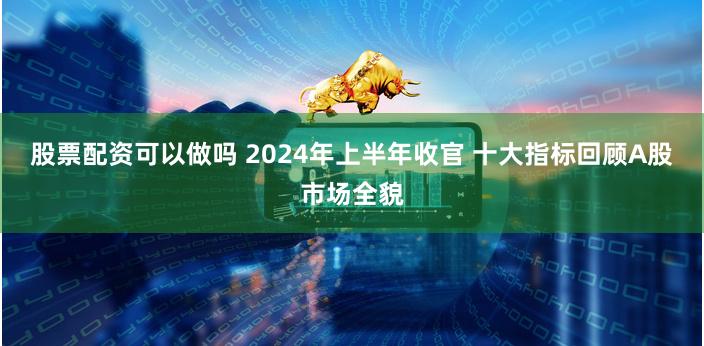 股票配资可以做吗 2024年上半年收官 十大指标回顾A股市场全貌