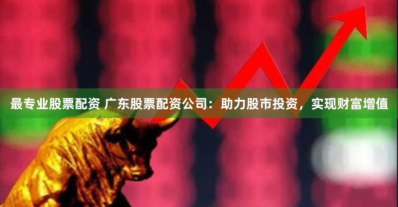 最专业股票配资 广东股票配资公司：助力股市投资，实现财富增值